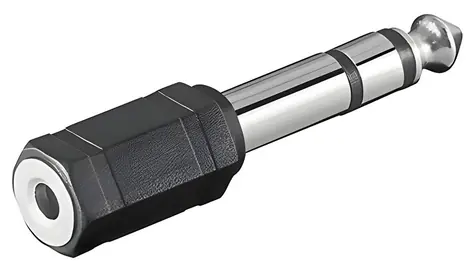 Roline Redukce Jack 6,35mm(M) - Jack 3,5mm(F) / Redukce / Audio
