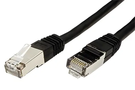 Value S/FTP patchkabel kat. 6 černá / Patch kabel / S/FTP / 7 m
