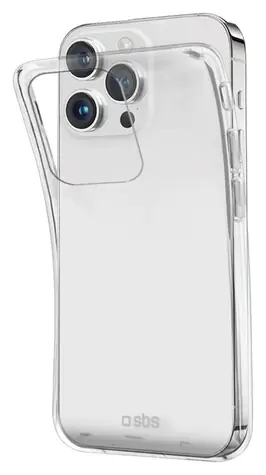 SBS Skinny pouzdro pro Apple iPhone 15 Pro Max transparentní / Pouzdro