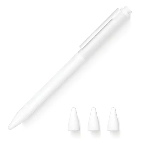 Elago Pencil Clip Case bílá / Pouzdro pro Apple Pencil 2. generace a Pencil Pro / s klipem