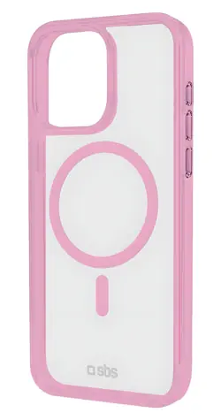 SBS Mag Frame růžová / Kryt / MagSafe / pro iPhone 16 Pro Max