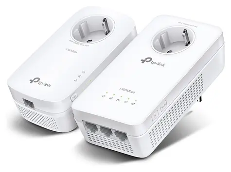 TP-Link TL-WPA1300P KIT bílá / Powerline adaptér / 1300 Mbps / Wi-Fi / 3x LAN / 2 ks