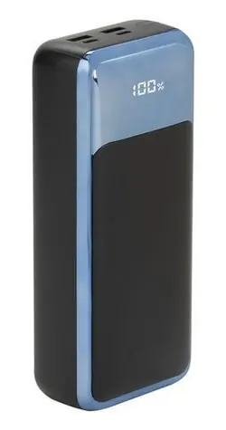 RIVAPOWER VA1080 / Powerbanka / 30000 mAh / Quick Charge 65W / LCD displej