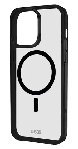SBS Mag Frame černá / Kryt / MagSafe / pro iPhone 15 Plus