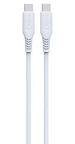 Devia GRS Series bílá / USB kabel / USB-C - USB-C / 1 m