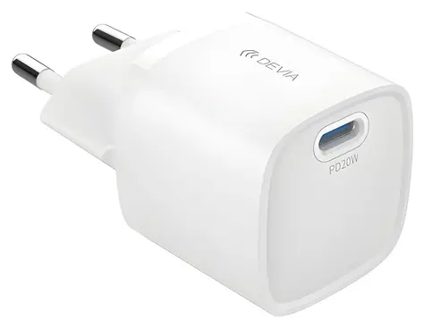 Devia Extreme Speed Mini bílá / Nabíječka / PD / 20W / USB-C