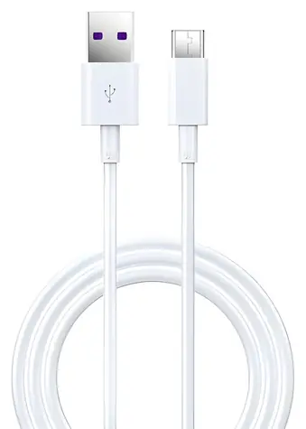 Devia Super Charge nabíjecí kabel USB-A - USB-C bílá / Nabíjecí kabel / 5A / 1,5 m