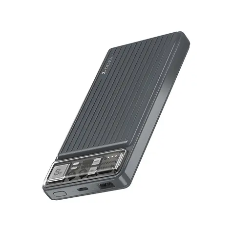 Devia Smart Series 10000 mAh 12W tmavě šedá / Powerbanka / 10 000 mAh / 12W