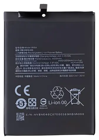 For Xiaomi BN54 / Baterie / 5020 mAh / pro Xiaomi Redmi 9, Redmi Note 9 / OEM