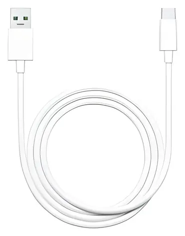 Oppo DL129 bílá / Datový kabel / USB-A / USB-C / 65W / 1m