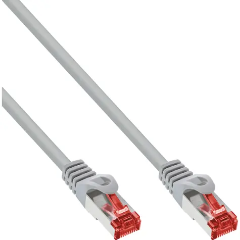 InLine patch kabel CAT6 S/FTP šedý / Patch kabel / RJ45-RJ45 / 250 MHz / 3 m