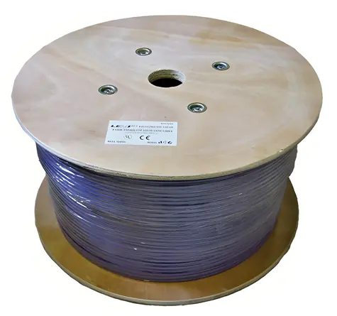 Digitus Cat6A fialová / Instalační kabel / U/FTP / 500 m / LSOH / Dca / drát