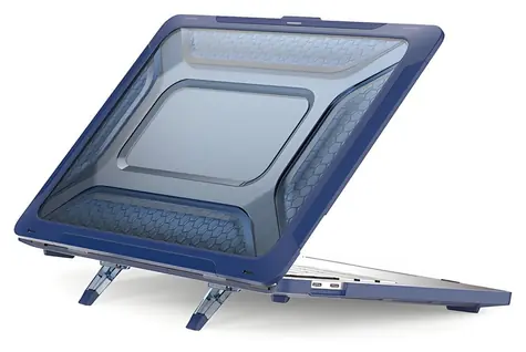 Devia Super Scratch-Proof Hard Jacket safírově modrá / Kryt pro Apple MacBook Air 13