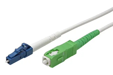 Goobay SC/APC-LC/UPC / Optický patchkabel / 9/125 single mode / simplex / LSOH / 0,5m