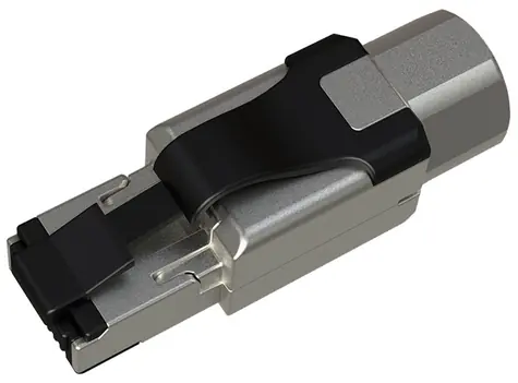Keystone SXRJ45-6-STP-BK-SA-N samořezný / Konektor RJ45 / CAT6 / STP / stíněný