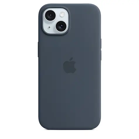 Apple iPhone 15 Plus Silicone Case Storm Blue / Silikonový kryt / MagSafe