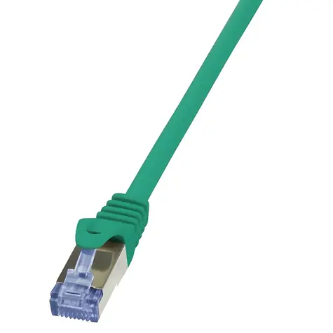 LogiLink zelená / Patch kabel / Cat6a / S/FTP / RJ-45 / 3 m