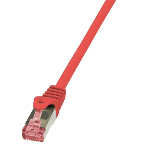 LogiLink Cat6 S/FTP červená / Patch kabel / RJ-45 / 5 m