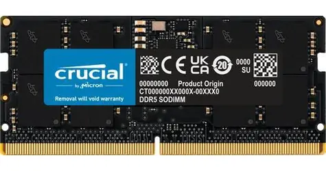 Crucial CT16G56C46S5T / Operační paměť / 16 GB / DDR5 / SO-DIMM / 5600 MHz / CL46 / 1,1 V