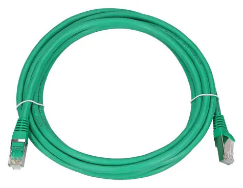 Extralink patch kabel Cat.6 FTP zelený, 3 m / Patch kabel / RJ-45 / 1 Gbit/s