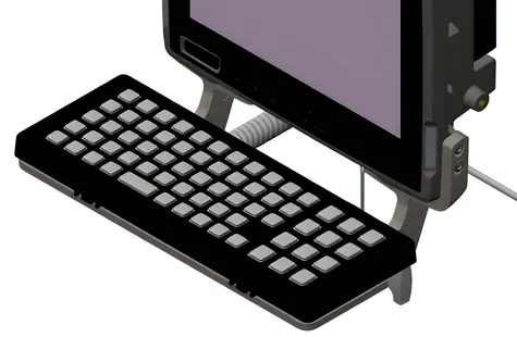 ZEBRA Montážní držák klávesnice pro VC80 / Držák klávesnice / naklápěcí / pro terminály VC80 a iKey
