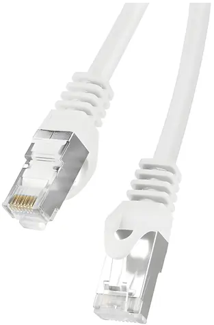 Lanberg PCF6-10CC-0050-W bílá / Patch kabel / FTP / Cat6 / 0,5 m / CCA / Fluke Passed