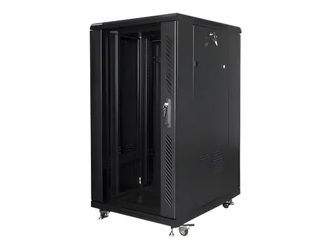 Lanberg 22U 600x800 černý / Stojanový rozvaděč / 19