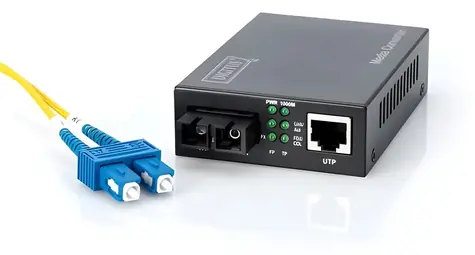 Digitus Mediakonvertor RJ-45 na SC Singlemode / Gigabit Ethernet / 1000Base-TX - 1000Base-LX / do 10 km