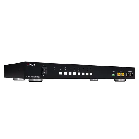 Lindy IPower Switch 32623 černá / PDU / 8x C13 / 1U / 16A / 2500W