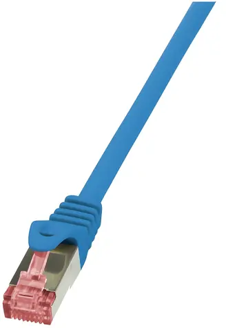 LogiLink modrá / Patch kabel / Cat6 / S/FTP / RJ-45 / 7,5 m / AWG 27/7 LSZH