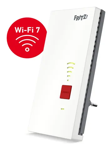 AVM FRITZ! Repeater 2700 bílá (2ks) / Repeater / Wi-Fi 7 / 6500 Mbps / Mesh / LAN