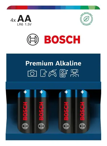 Bosch LR6PA4B/00 Premium Alkaline / Alkalická baterie / AA / 4 ks