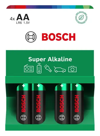 Bosch LR6SA4B/00 Super Alkaline / Baterie / alkalická / AA (LR6) / 4 ks