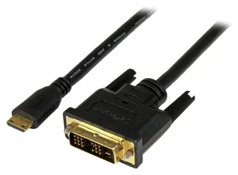 StarTech Mini HDMI - DVI-D černá / Adaptérový kabel / 1 m