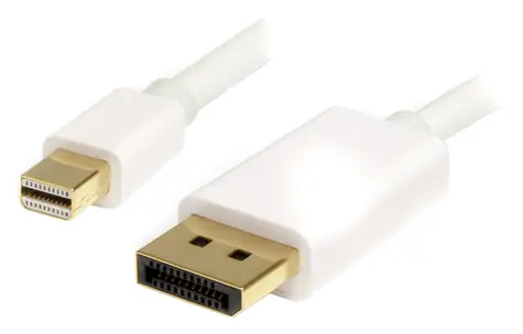 StarTech kabel Mini DisplayPort - DisplayPort 1 m bílá / Kabel / 4K 120 Hz / DisplayPort 1.2