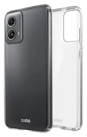 SBS Skinny pouzdro pro Motorola Moto G34 transparentní / Pouzdro