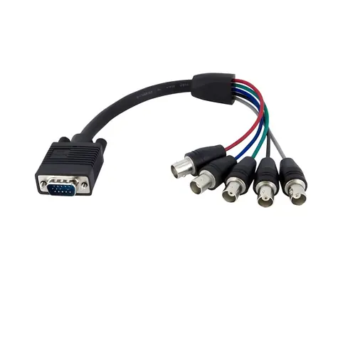 StarTech VGA - 5x BNC monitorový kabel černá / Propojovací kabel / 0,3 m