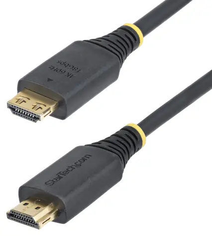 StarTech / HDMI kabel se zajišťovacím konektorem / HDMI 2.0 / 0,9 m / 240 Hz / HDR10 / černá