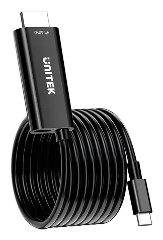 Unitek V1439ABK01 černá / Adaptér USB-C na HDMI / 4K (3840×2160) / HDR10+ / USB PD
