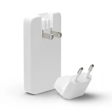 dbramante1928 re-charge Pro bílá / Síťový adaptér / 65W / USB-C + USB-A / Slim