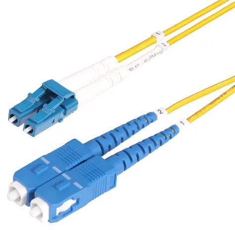 StarTech LC/SC OS2 / Optický patchkabel / Singlemode duplex / 9/125 µm / 10G / 7 m