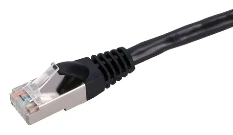 Extralink Cat.5e FTP černá / Patch kabel / RJ-45 / 3 m