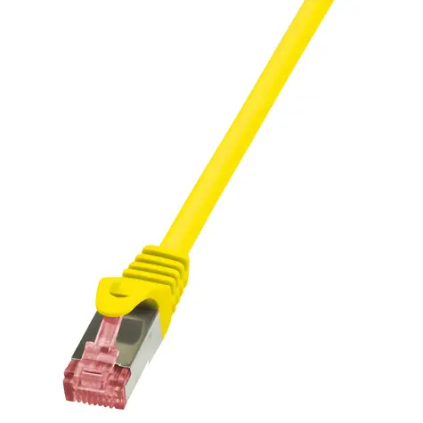 LogiLink patch kabel Cat6 S/FTP žlutá / Patch kabel / RJ-45 / 3 m / LSZH / AWG 27/7