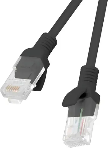 Lanberg UTP CAT5E 1,5m černá / Patch kabel / RJ45-RJ45 / 10-pack / Fluke Passed