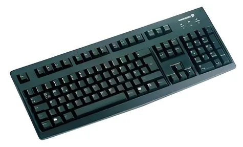 CHERRY G83-6105 UK černá / Kancelářská klávesnice / drátová / USB / 105 kláves