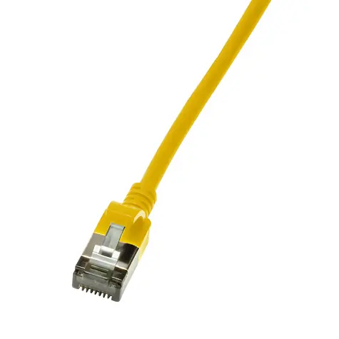 LogiLink Slim CAT6 žlutá / Patch kabel / U/FTP / RJ-45 / 1 m