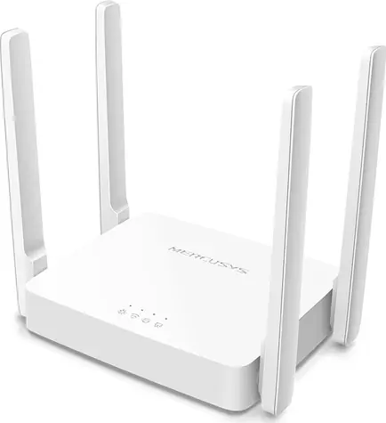 Mercusys AC10 / Wi-Fi router / AC1200 Dual Band / 2,4 GHz 300 Mb/s / 5 GHz 867 Mb/s / 1x WAN + 2x LAN