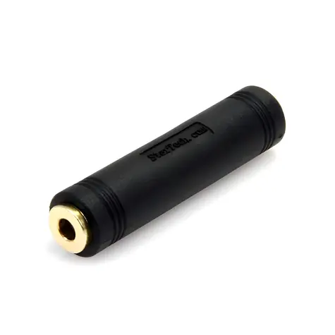 StarTech spojka Jack 3,5mm F/F černá / Audio redukce / 3,5mm jack (F) – 3,5mm jack (F)