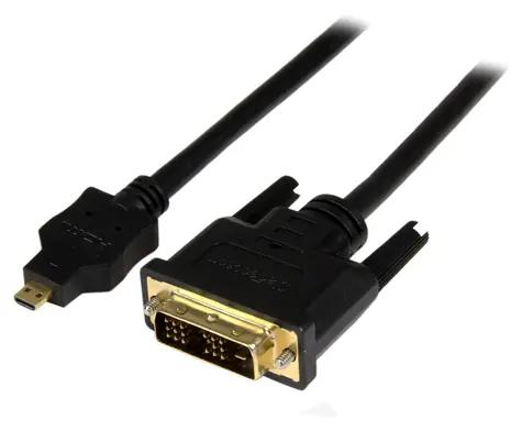 StarTech Micro HDMI - DVI-D černá / Kabel / 2 m / 60 Hz