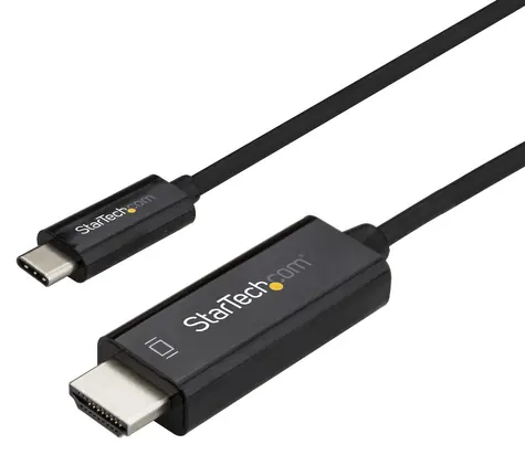 StarTech kabel USB-C na HDMI černá / Kabel USB-C na HDMI / 4K 60 Hz / 1 m